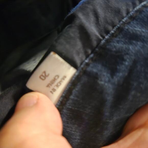 Coldwater Creek Blue Natural Fit Straight Jeans Size 20 - Picture 6 of 10